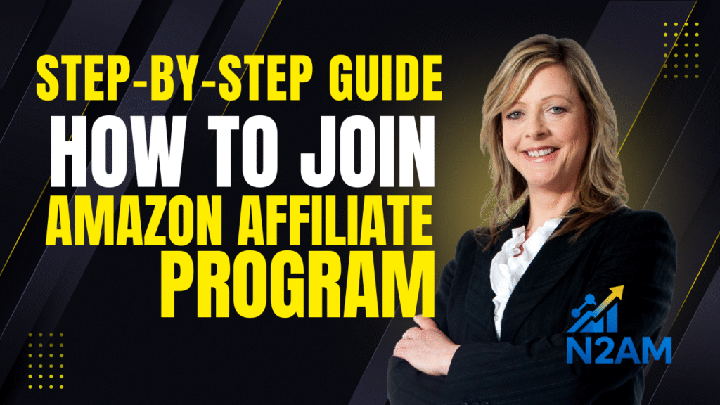 Step-by-step guide how to join amazon associate program.