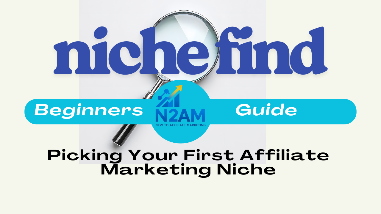 colorful flowchart diagram of choosing profitable affiliate marketing niche