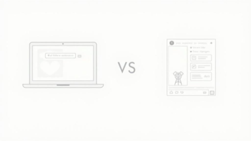 Affiliate Marketing vs. Influencer Marketing concept illustration