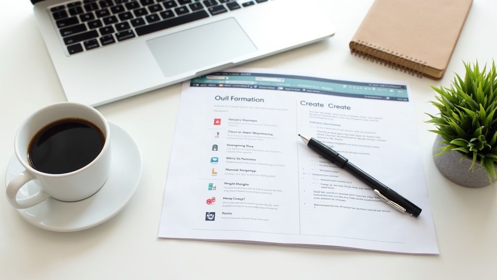 minimal budget affiliate marketing website setup illustration