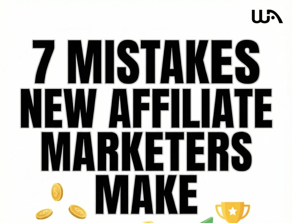 7 mistakes new affiliate marketers make.